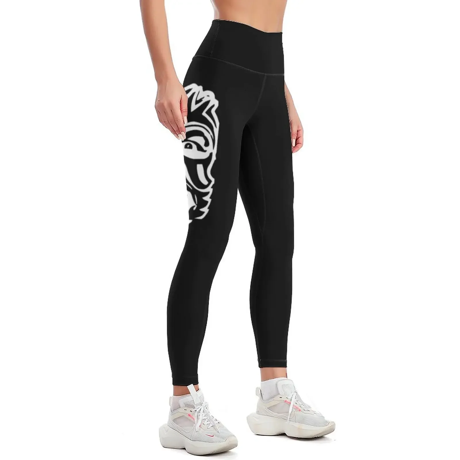 Samoan Bulldozer White 2007 Leggings sports shirts gym sports for Womens Leggings