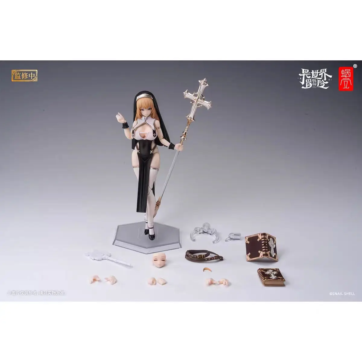 Snail Shell Museum 1/12 rpg-02 Nun Sister Articulated Doll Toy Collection Gift Action Model Role In Stock
