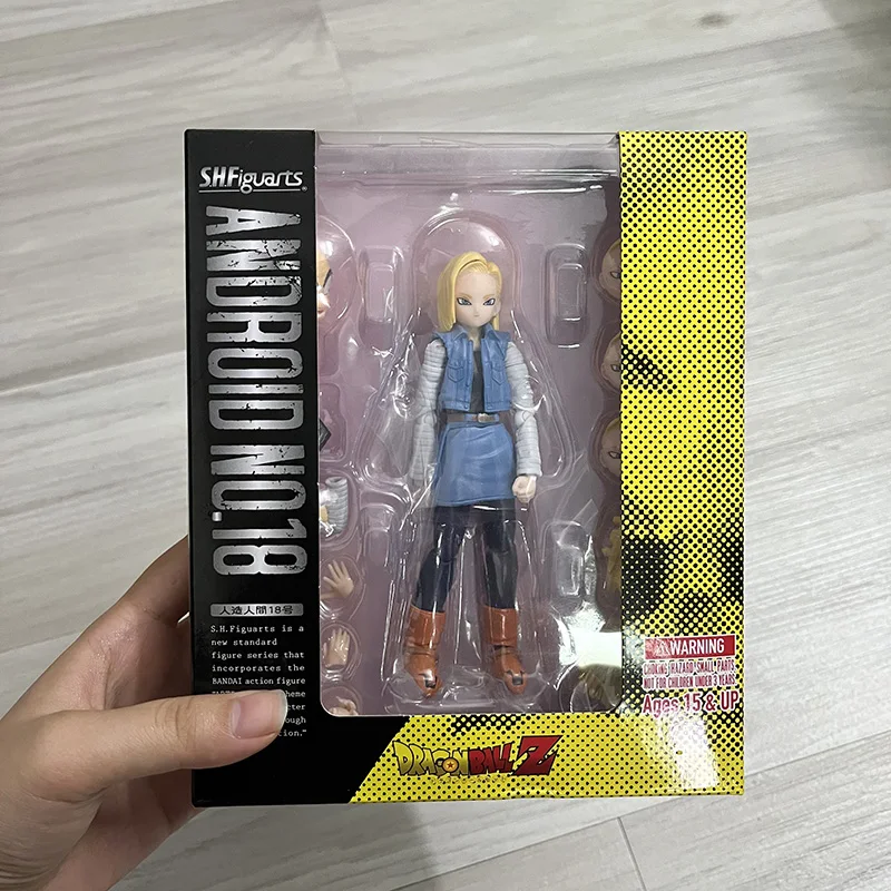 SHFiguarts Dragon Ball Z Android No.18 Android No.17 Action Figure Toys SHF Collectible Anime Model Doll Birthday Gifts