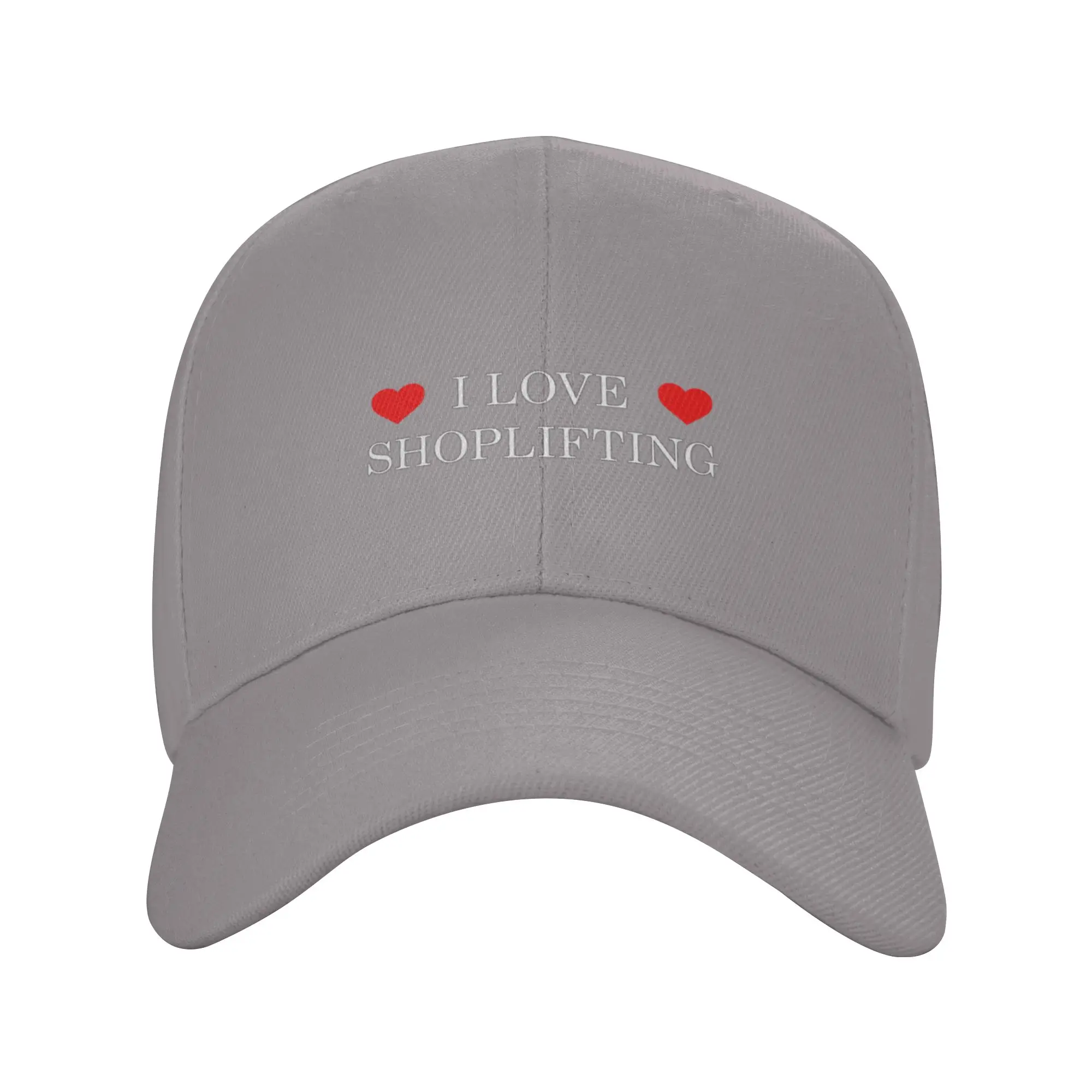 I love shoplifting Trendy Baseball Cap Outdoor Workout High Profile Casual Hat