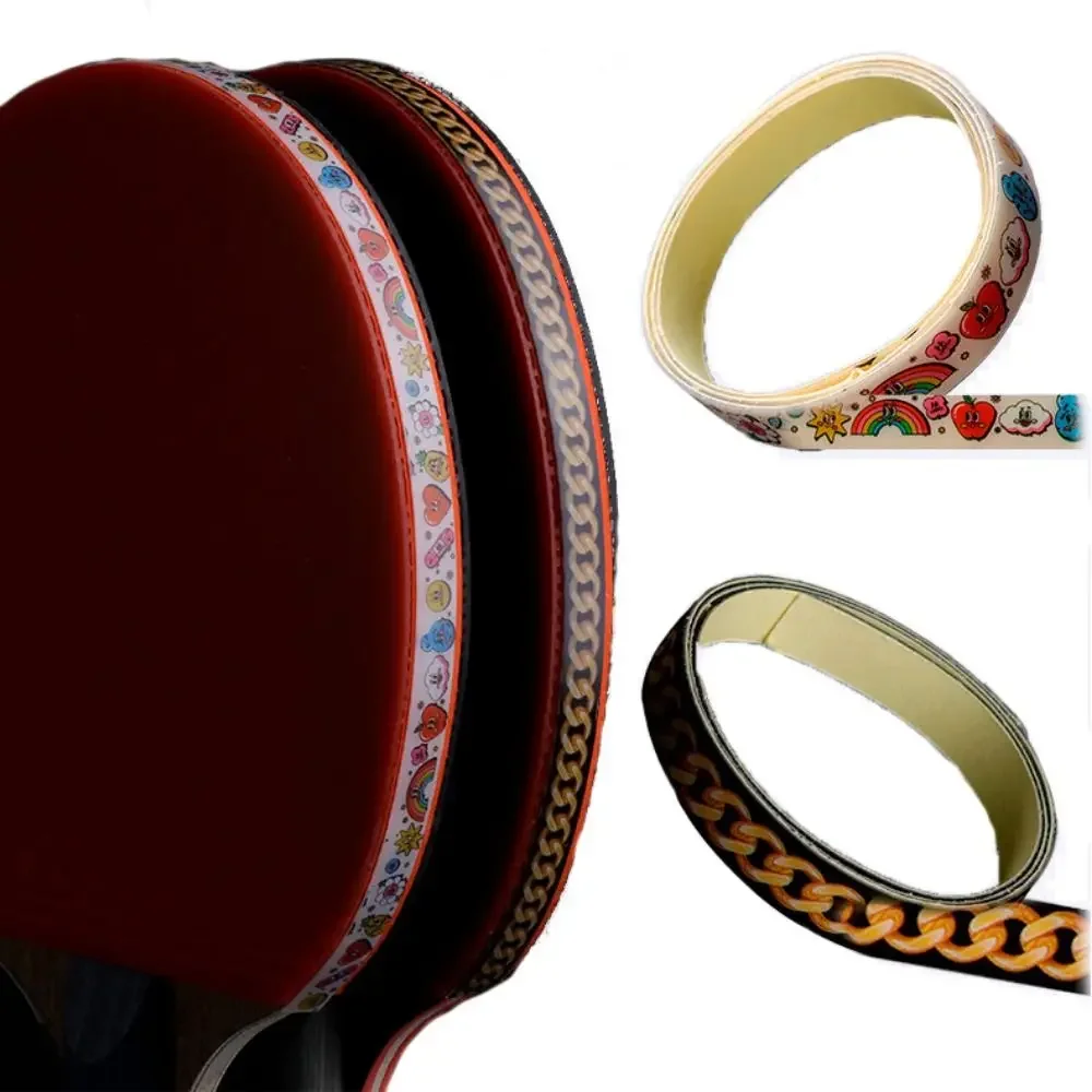 

Multicolor Table Tennis Racket Edge Tape Hard Anti Collision Ping Pong Bat Protective Side Tape Thickened Self-adhesive