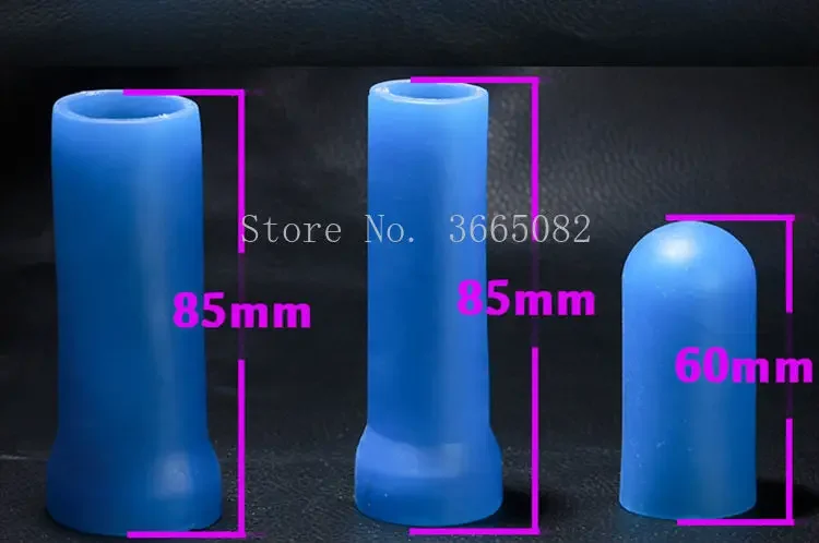 S/M/L Silicone Sleeves for Vacuum Cup Extender Penis Clamping Kit for Penis Enlargement/ Extender/Stretcher Replacement