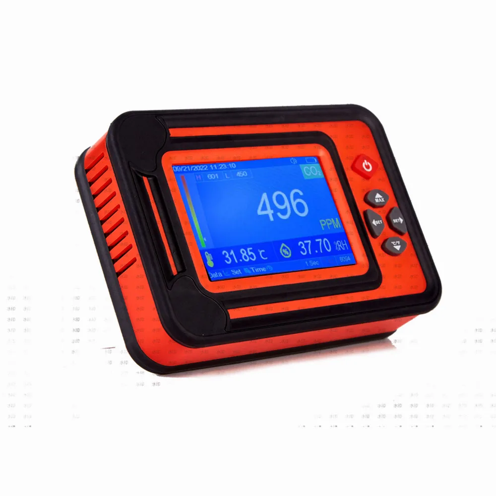 

TFT3.5 LCD CO2 meter Data logger wall gas analyzer desk air quality gas monitor air CO2 Detector alarm Meter