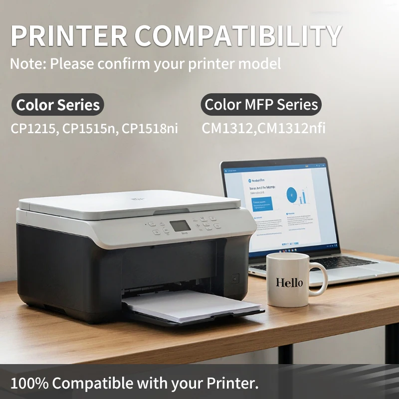 CF210A CB540A CB541A CB542A CB543A Toner Cartridge Compatible For HP Color LaserJet CP1215 CP1515n CP1518ni CM1312 Printer