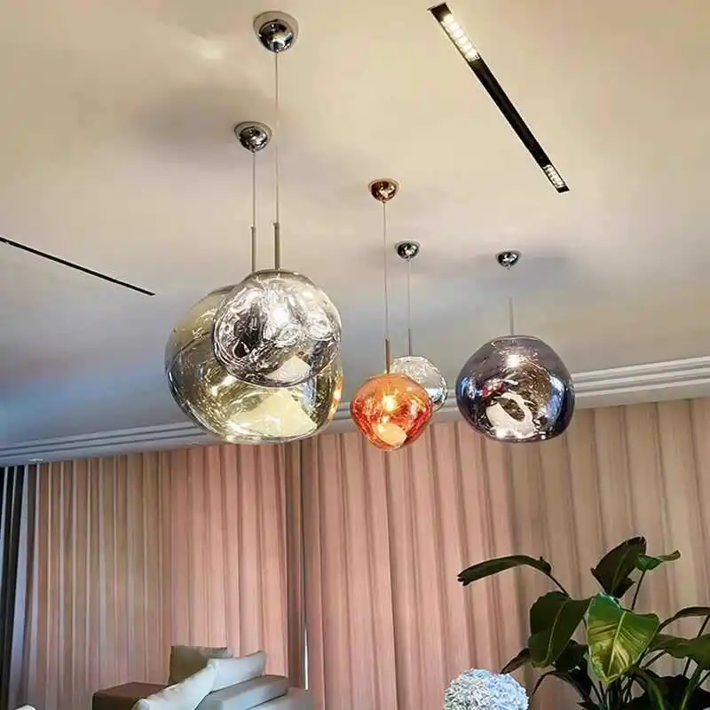 

Nordic Lava Pendant Light LED PVC Home Decoration Bedroom Living Room Pendant Lamp Dining Room Hanging Lamp Indoor Lighting