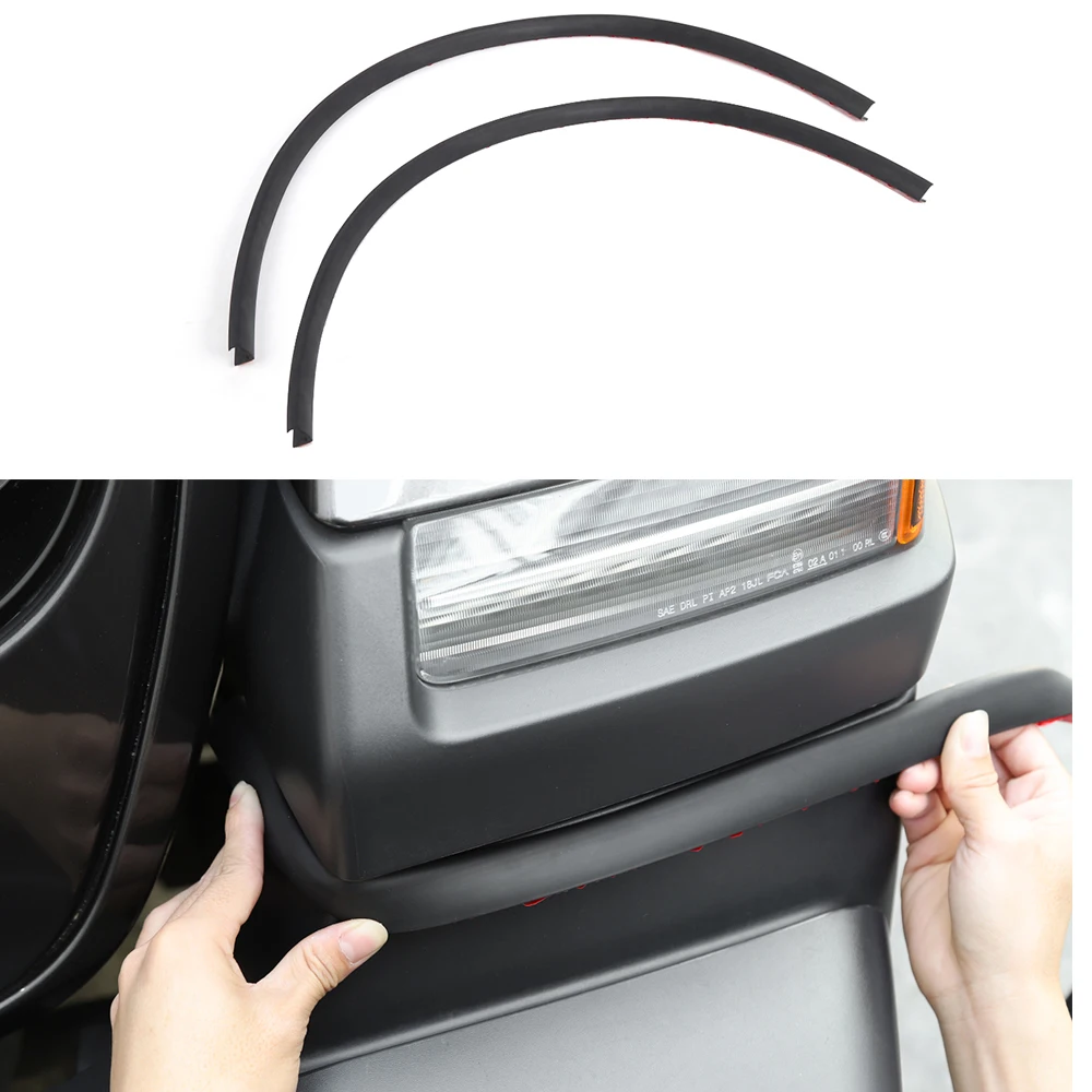 Wheel Eyebrow Mud Fender Seal Strip Protector for Jeep Wrangler JL Gladiator JT 2018 2019 2020 2021 2022 2023 Car Accessories