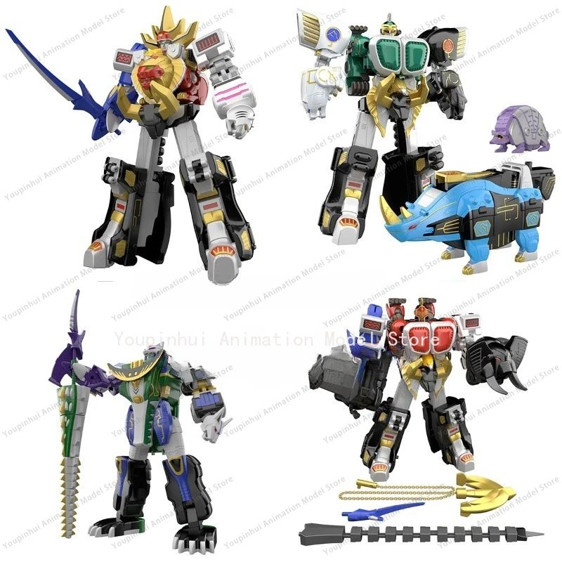 Bandai Smp Super Minipla Megazords Power Rangers Gaomuscle Gaoranger Gaohunter  Assembly Model Kit Action Figure Toys For Kids