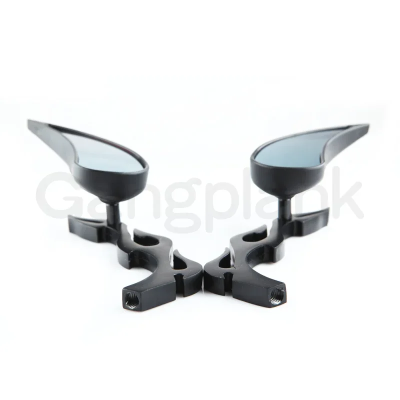 Motorbike Decorative Rearview Mirror Drop-shaped Reflector Scooter Retro Plating Sports Motorcycle Side Mirrors