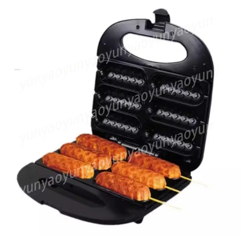 

Electric Hot Dog Roller Grill Non-Stick Griddle Commercial Sausage Cooker Breakfast Machine