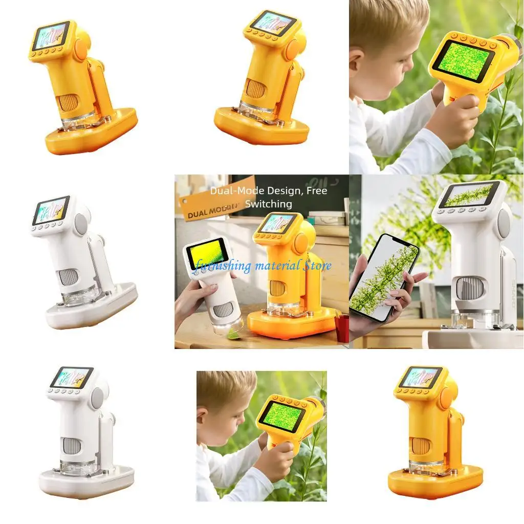 

Y5GD Permanent Battery Childrens Microscope 4 Hour Runtime LED Light Dense Size For Outdoor Educational Fun