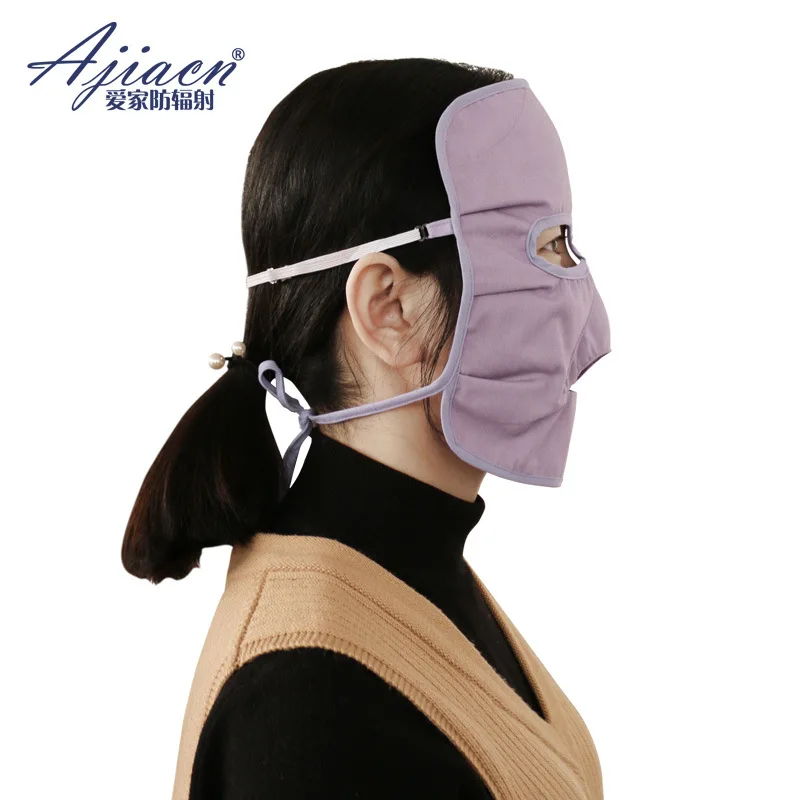 AJ105 Máscara Anti-Radiação Curta Protetor Facial Computador Celular Proteção contra Radiação