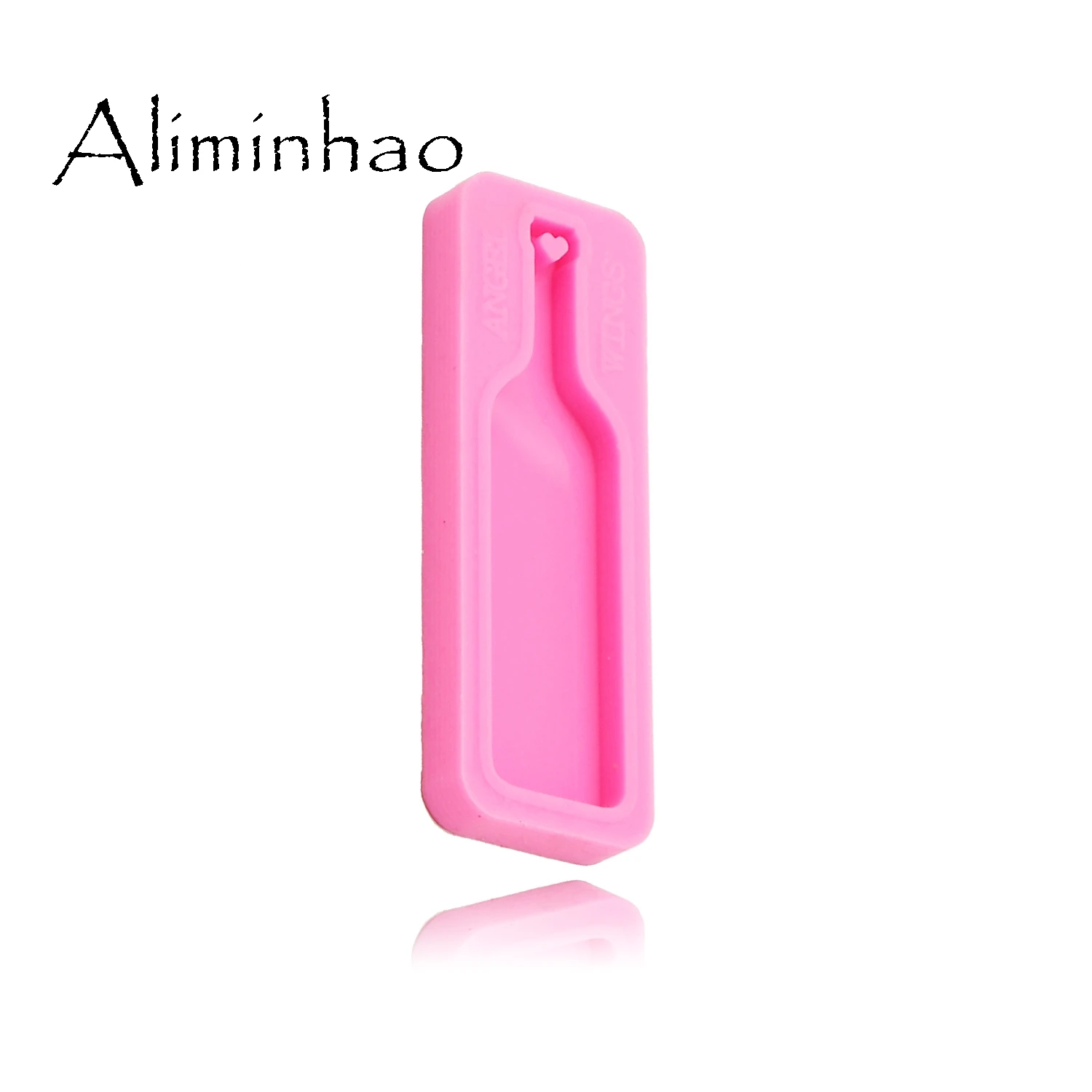 DY0190 Shiny tumbler mold Silicone Molds DIY epoxy mould silicon Resin Crafting molds for Wine bottle shape keychains Mold