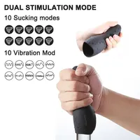 10 Modes Strong Men's Sucker Perinee Automatic Man Machine Cup Japanese Vagina Men Mastrubator Sucking Women Vibrator