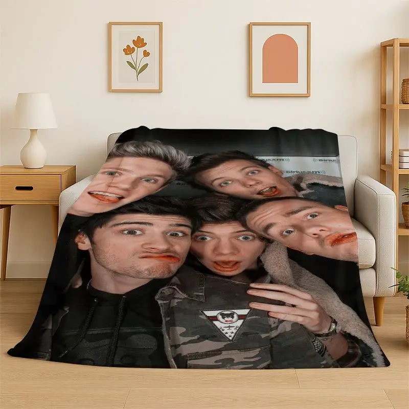 Popular One D-Direction Singer 1D Soft Flannel Throw Blanket,Warm Cozy Blanket for Bed,Couch,Sofa,Bedroom,Living Room,Travel