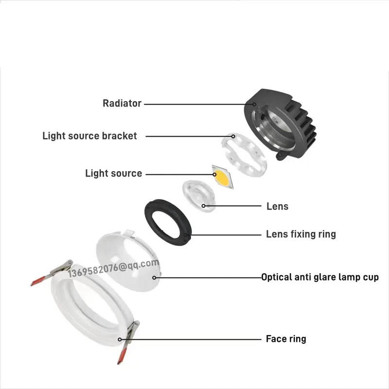 Imagem -04 - Ultra Fino Embutido Led Cob Downlight Alumínio Anti-reflexo Alto Cri Zigbee Smart Downlight para Sala de Estar Escurecimento 7w 10w 12w 15w