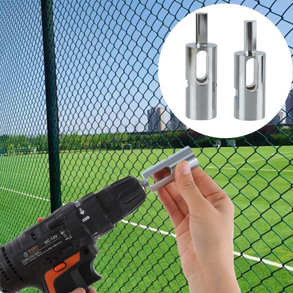 Steel Wire Twist Tool For Fence Installation 9mm Hex Shank Drill Adapter Quick Wire Bundling Gear Versatile Application