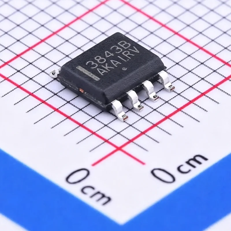 20PCS/LOT UC3843BVD1R2G marking 3843B Boost, Flyback Regulator Positive, Isolation Capable Output Step-Up, Step-Up/Step-Down