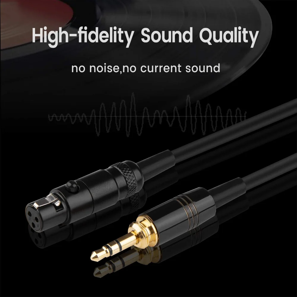 6,35 мм Мини XLR OFC пружинный спиральный сменный стерео аудио кабель удлинитель провод для наушников AKG K20 K20S Studio