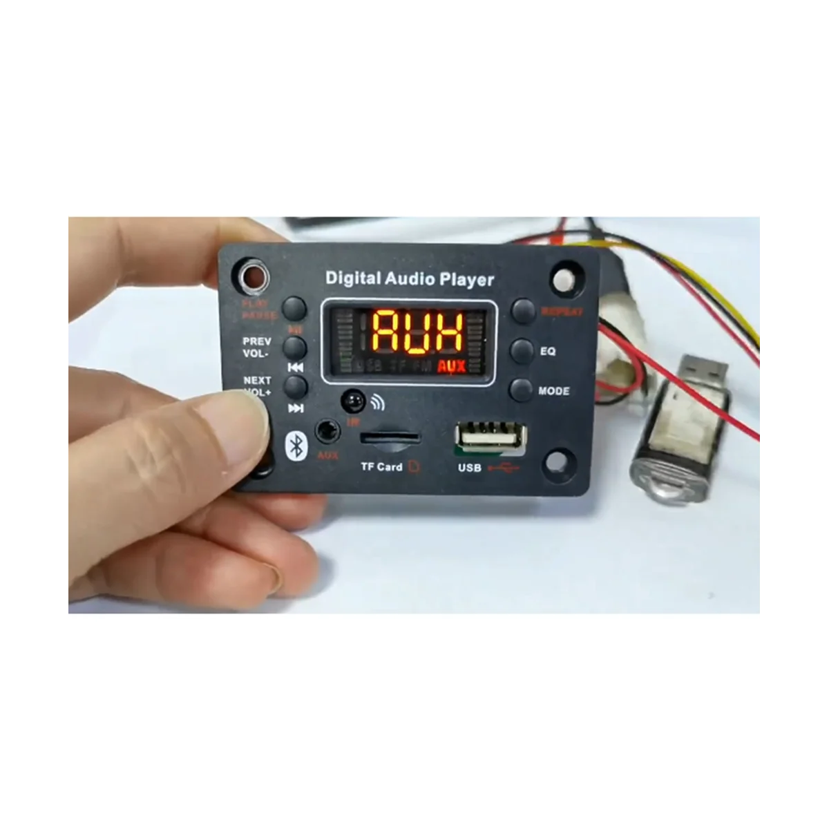 A57G-Bluetooth-модуль, автомобильный аудио, Mp3-декодер, Bluetooth Mp3-декодер, плата усилителя мощности, функция внешнего микрофона