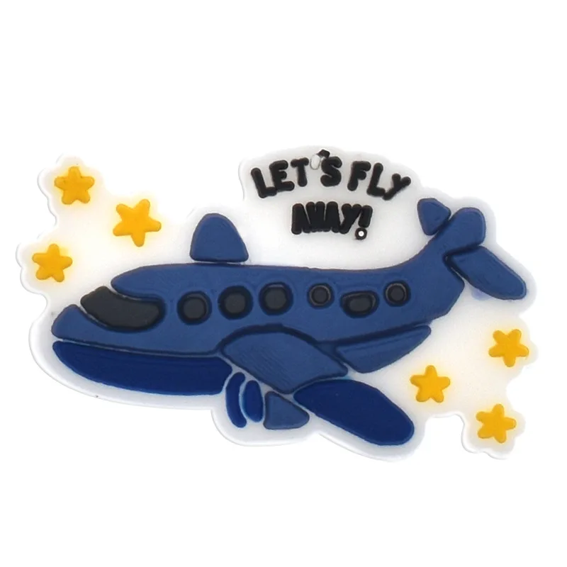 Aircraft Shoe Charms For Crocs 1pcs Pins Plane Decoration Jeans Women Sandals Buckle Kids Favors Men Badges Shoes Accessories