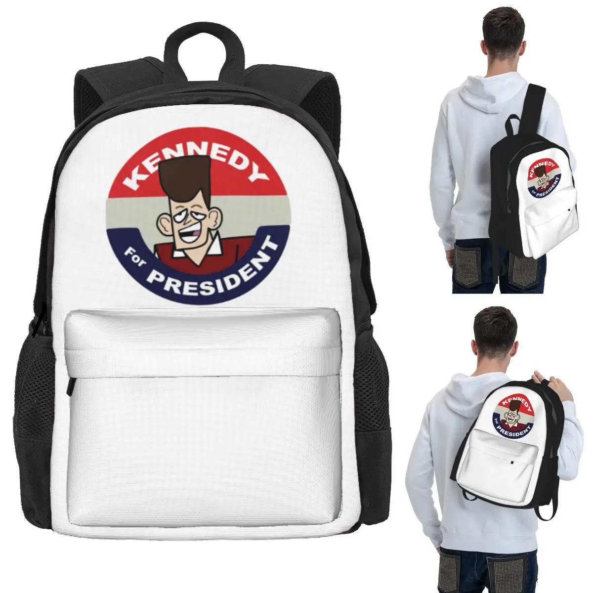 

Clone High Jfk Student Backpack School Bag Hiking Travel Daypack for Boys Girls Bookbag Shoulder Bags