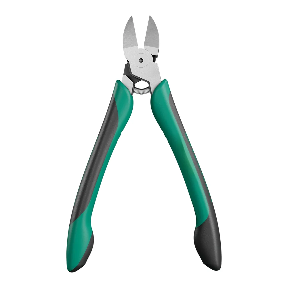 Chrome Vanadium Diagonal Pliers with Hardened Cutting Edges Suitable for Wire Harness Assembly and Component Prototyping