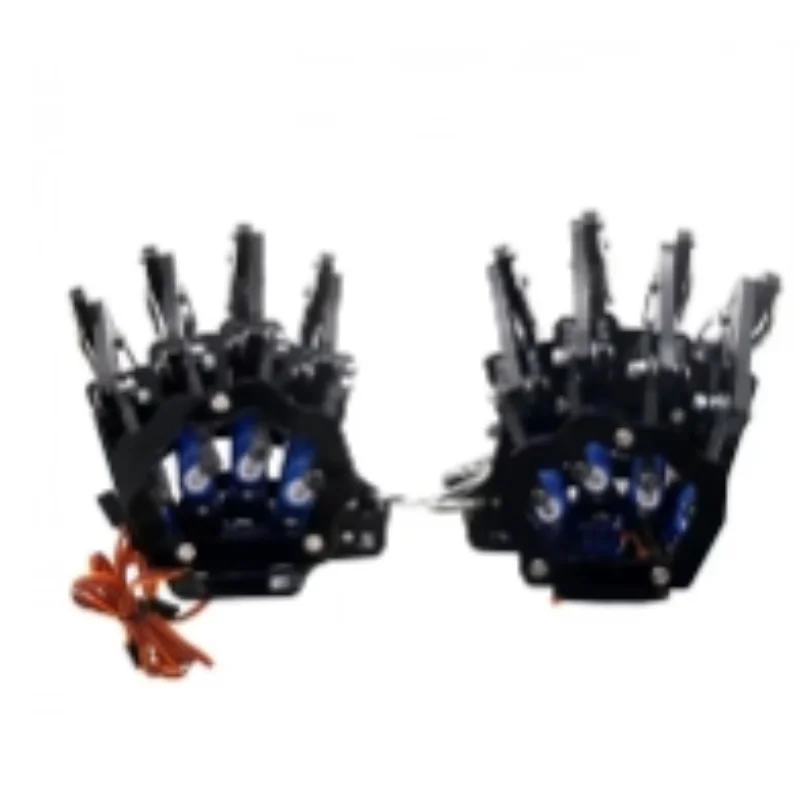 Robot Mechanical Claw Clamper Arm Five Fingers Right Hand & Left Hand with Servos for Robot DIY Assembled