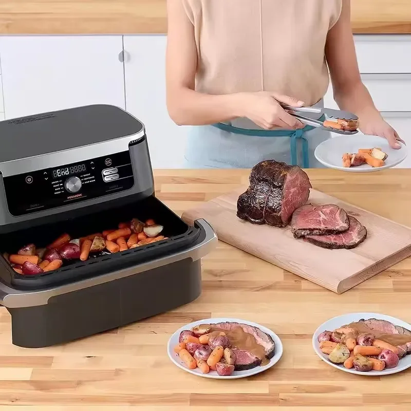 Digital Smart Air Fryer Non Stick Coating Household Kitchen Appliance Overheat Protection Multifunctional Oil Free Cooking