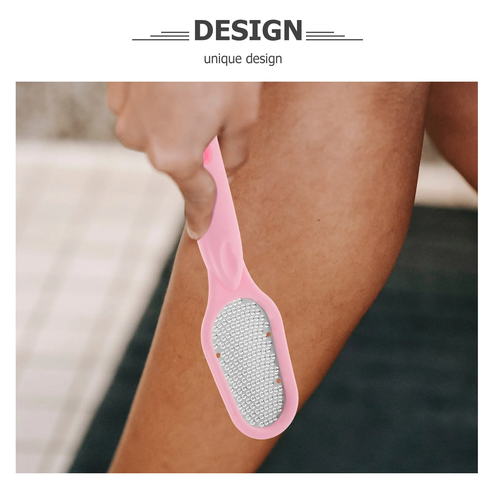 

Foot File Manual Portable Pedicure File Handheld Exfoliating Callus Remover for Dead Skin Removal Foot Massage Relaxation Tool