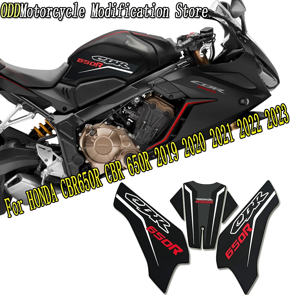 

Tank Grip Pads For HONDA CBR650R CBR 650R 2019 2020 2021 2022 2023 Motorcycle New Rubber 3D Protector Sticker Tank Tractio Pad