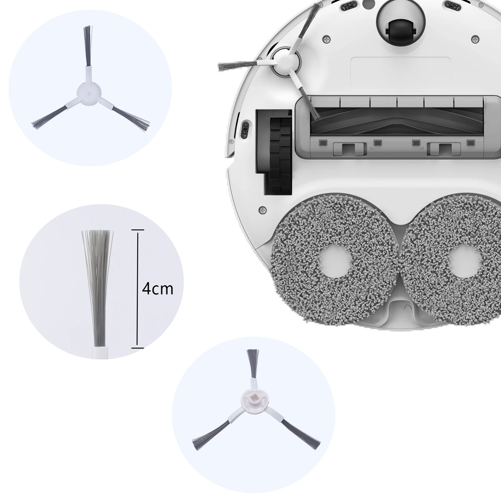【Optional 】Original Dreame L10s Ultra Robot Vacuum Accessories Main Brush,Side Brush,Filter,Mop Cloth, Dust Bag.