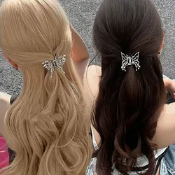 Korea Geometric Shark Clip Hairpin Butterfly Grab Clip Metal Hair Claw Woman Girls Styling Barrette Headdress Hair Accessories