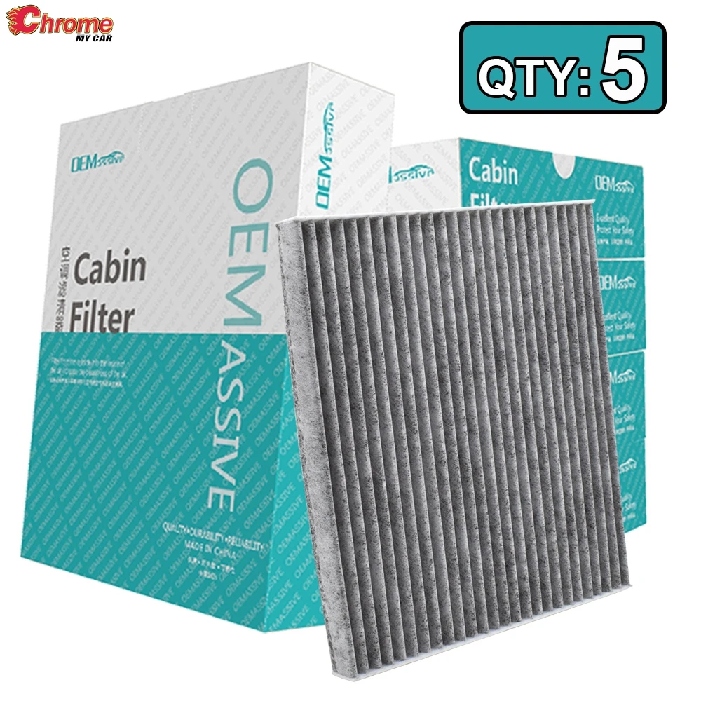 5x Car Pollen Cabin Air Conditioning Filter Activated Carbon For Toyota Avensis Corolla 2003 2004 2005 2006 2007 88568-02030