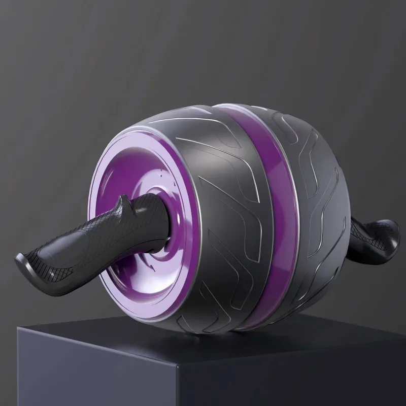 Roda Abdominal Rebound com Tapete para os Joelhos, Treinador Abdominal para Exercícios de Força em Casa