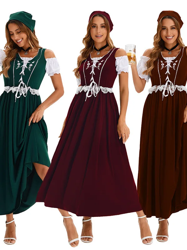 

Взрослый горничный orm Dr Bar, костюм для девочек, Хэллоуин, сценическое представление, наряд для фестиваля пива, китайское производство, зима 2025