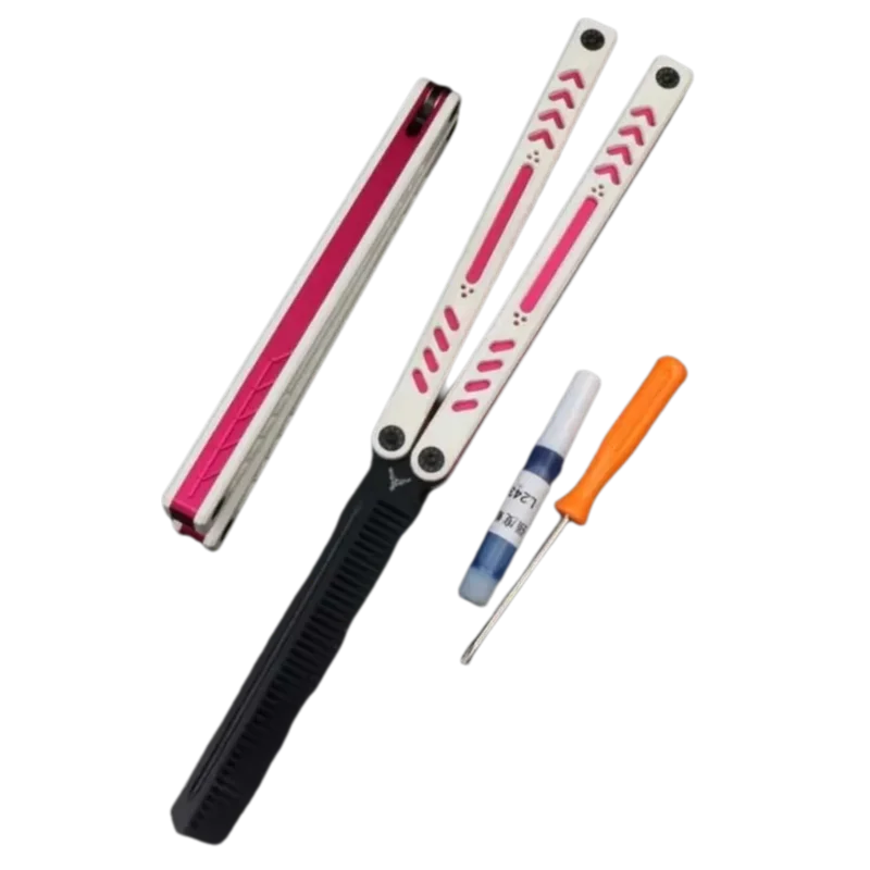 Classic Training Comb with G10 Scales Aluminum Liners Channel Handle Tuning Fork