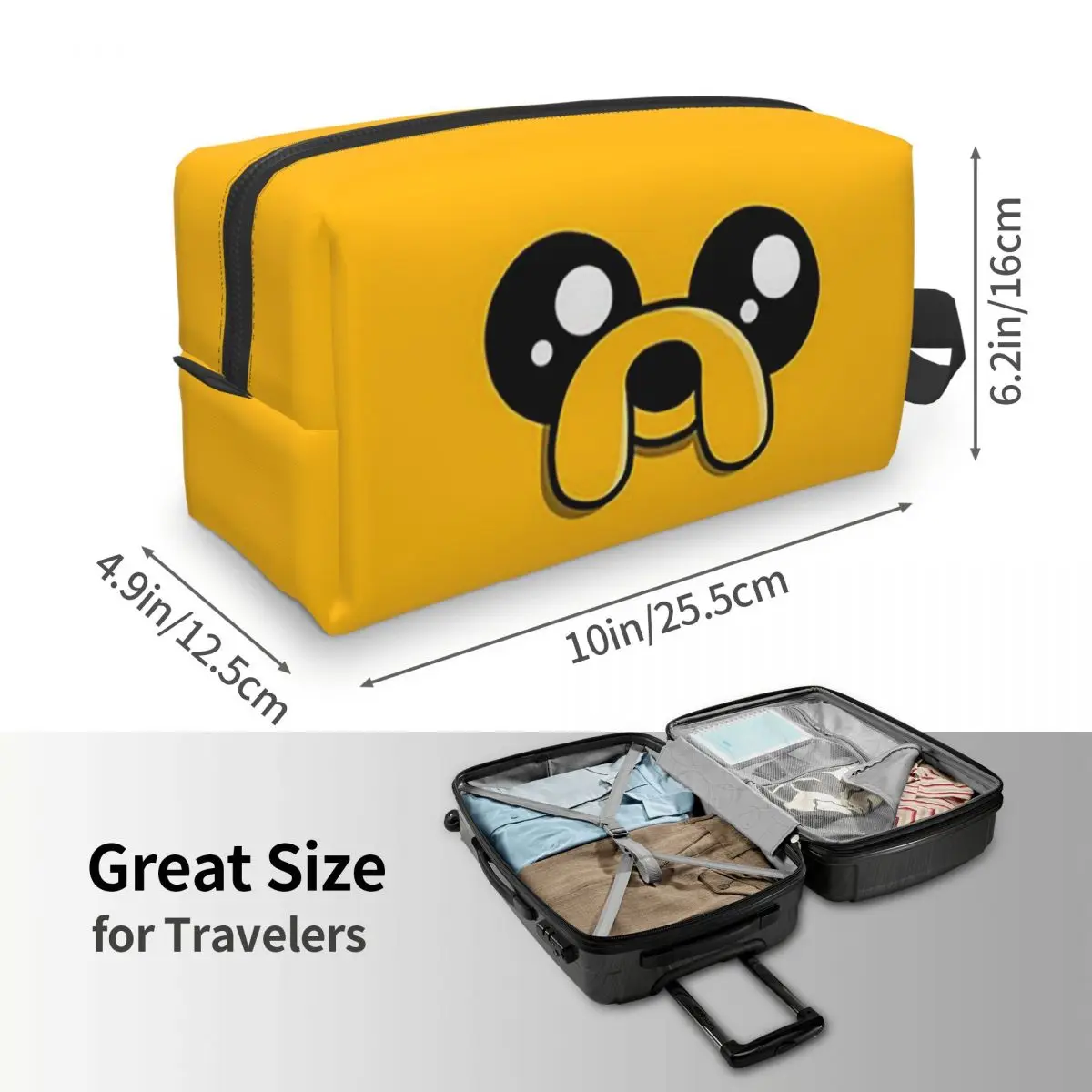 حقيبة مكياج جيك ذا دوج، منظم مستحضرات التجميل، مجموعة أدوات التخزين، حقيبة مستحضرات التجميل للنساء، مقلمة للسفر