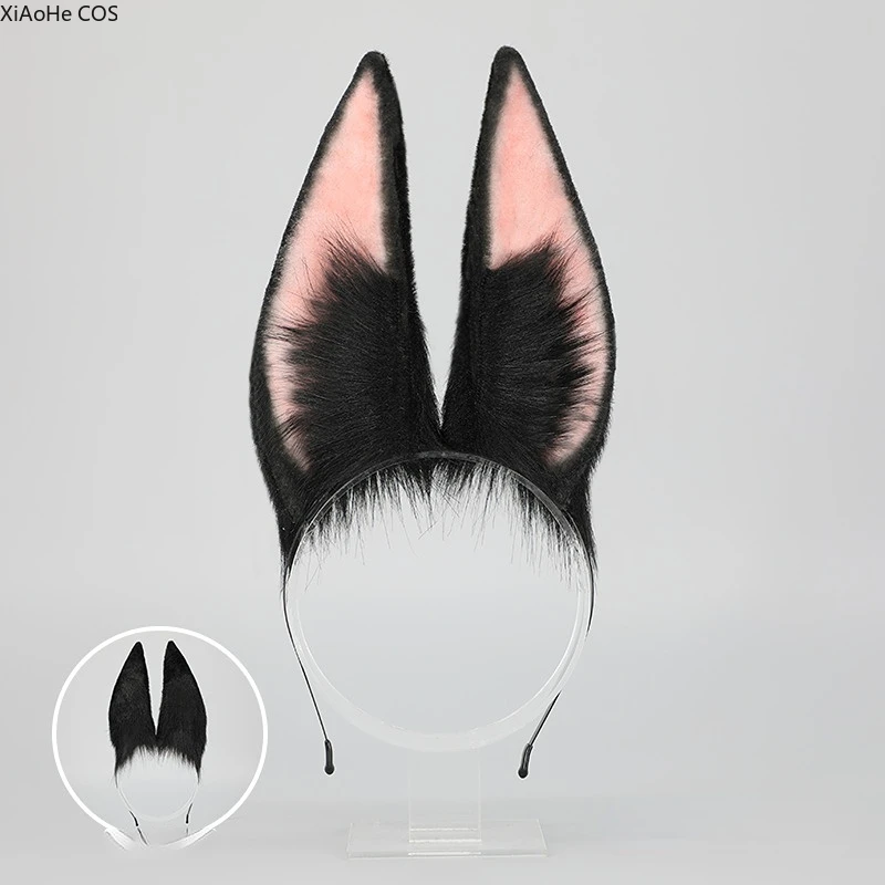 Lolita Cat Ears Hair Hoop, Headdress Genshin Impact, Tighnari Cosplay Ear Headband, Acessórios para Meninas, JK Halloween Props, Novo