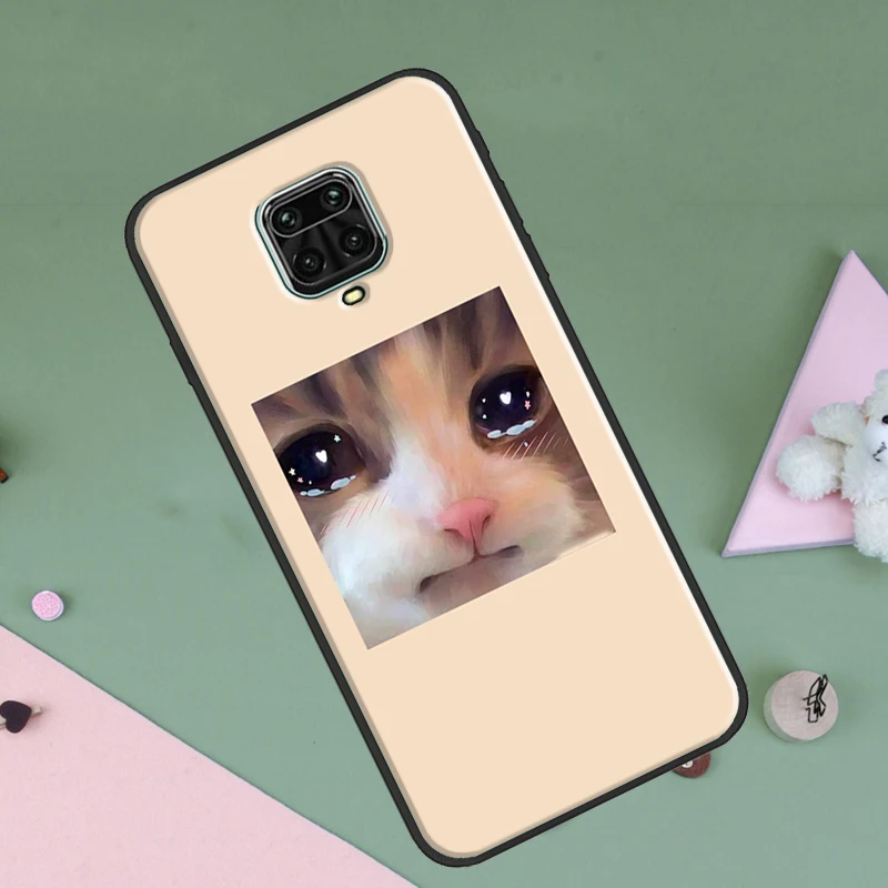 Crying Cat Memes Funda For Xiaomi Redmi Note 12 Pro 12S 11 Pro 11S 8 9 10 Pro 10S 9S Redmi 12C 9C 10C Case