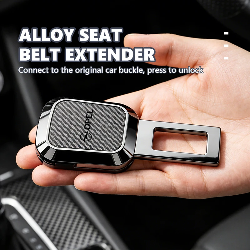 For Opel Car Logo Seat Belt Extender Seatbelt Lock Buckle Plug Interior Accessories Astra G H J K F Corsa D Zafira B Insignia view 3