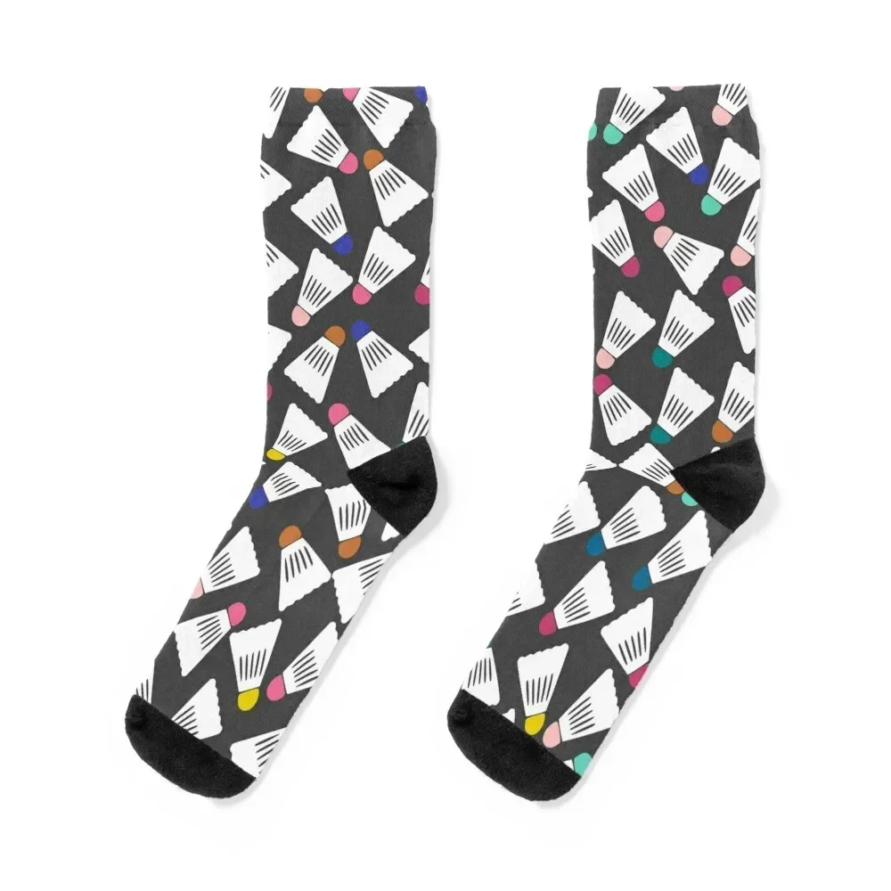 

Cute Badminton Pattern Socks winter gifts with print winter Socks For Man Women's