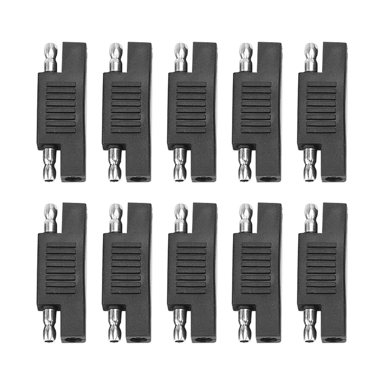 10 Pcs 12/24V Solar SAE Polarity Reverse Adapter Connectors for Quick Disconnect Extension Cable Solar Panel Battery