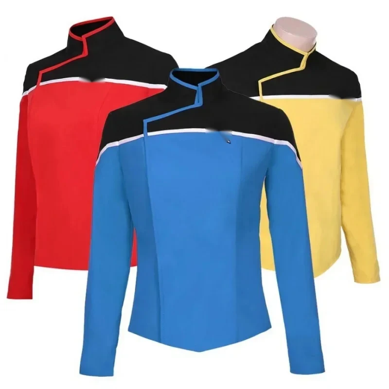 

Clearance Star Cosplay Lower Decks Season 1-Men‘s Uniform Cosplay Costume Shirt Top Only