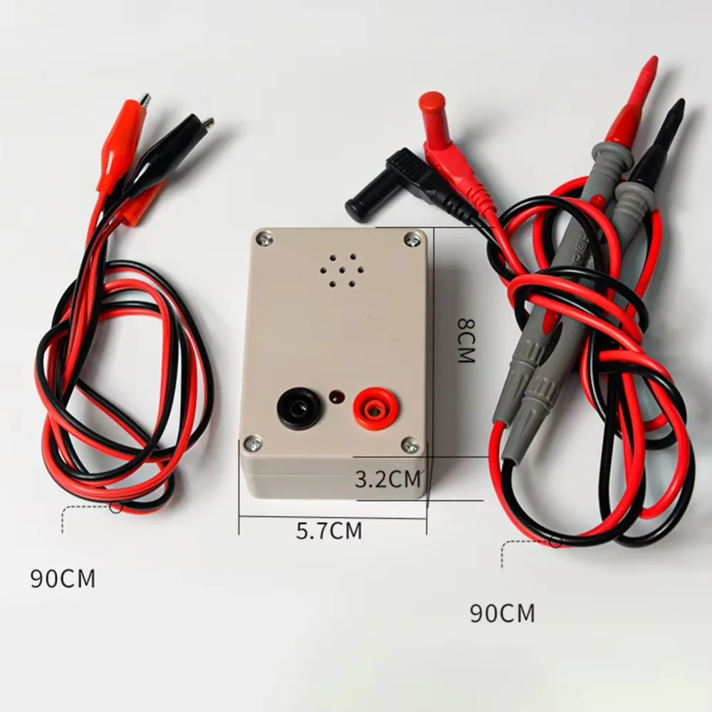 

9V Buzzer Tester with Indicator Light Buzzer Alarm Wire Tester Professional with Test Pen Continuity Test Buzzer