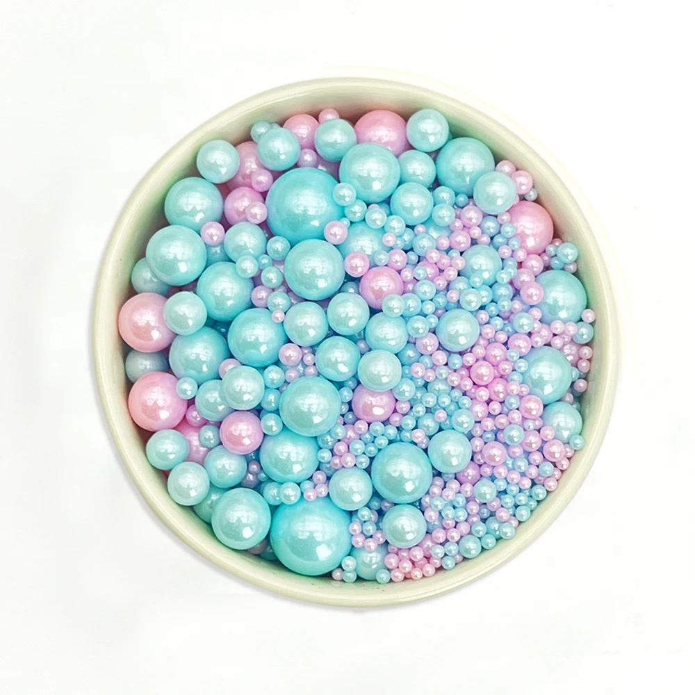85 g Mix-Farben, weiße Perlenstreusel, Kuchenaufsatz für Geburtstagsfeier, Dessert, Backdekoration, Kuchendekorationen nur zur Dekoration – Detail 15