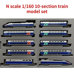 KATO N Scale 1/160 Train Model 10-1529 TGV Reseau Duplex 10-section Set Train Model Toy Gift