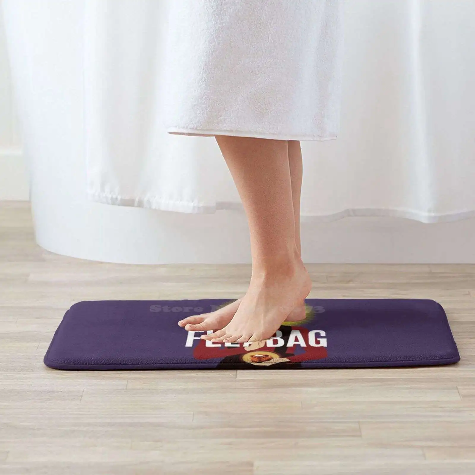 Simple Fleabag With Title 3D Household Goods Mat Rug Carpet Foot Pad Phoebe Waller Bridge Comedy Andrew Tv Show Killing Eve