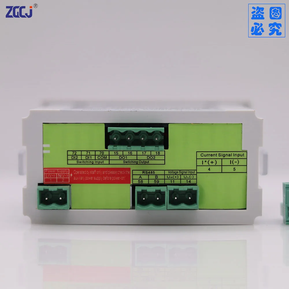 CJ-DV51-2O-T 0-1000V 太陽光発電 DC 電圧計 RS485 と 2 アラームリレー出力高電圧アラームと低電圧アラーム