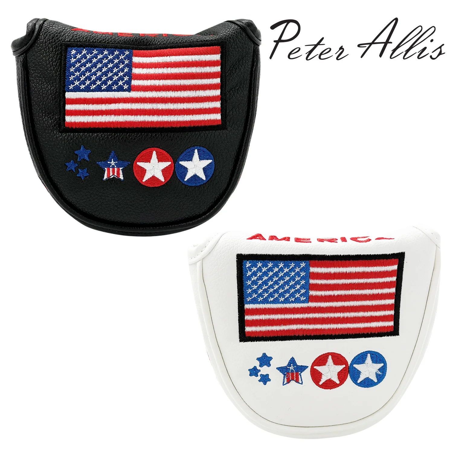 1pc Pattern Design Putter Headcover: Add Style to Your Golf Clubs Waterproof Leather Material Golf Accessories
