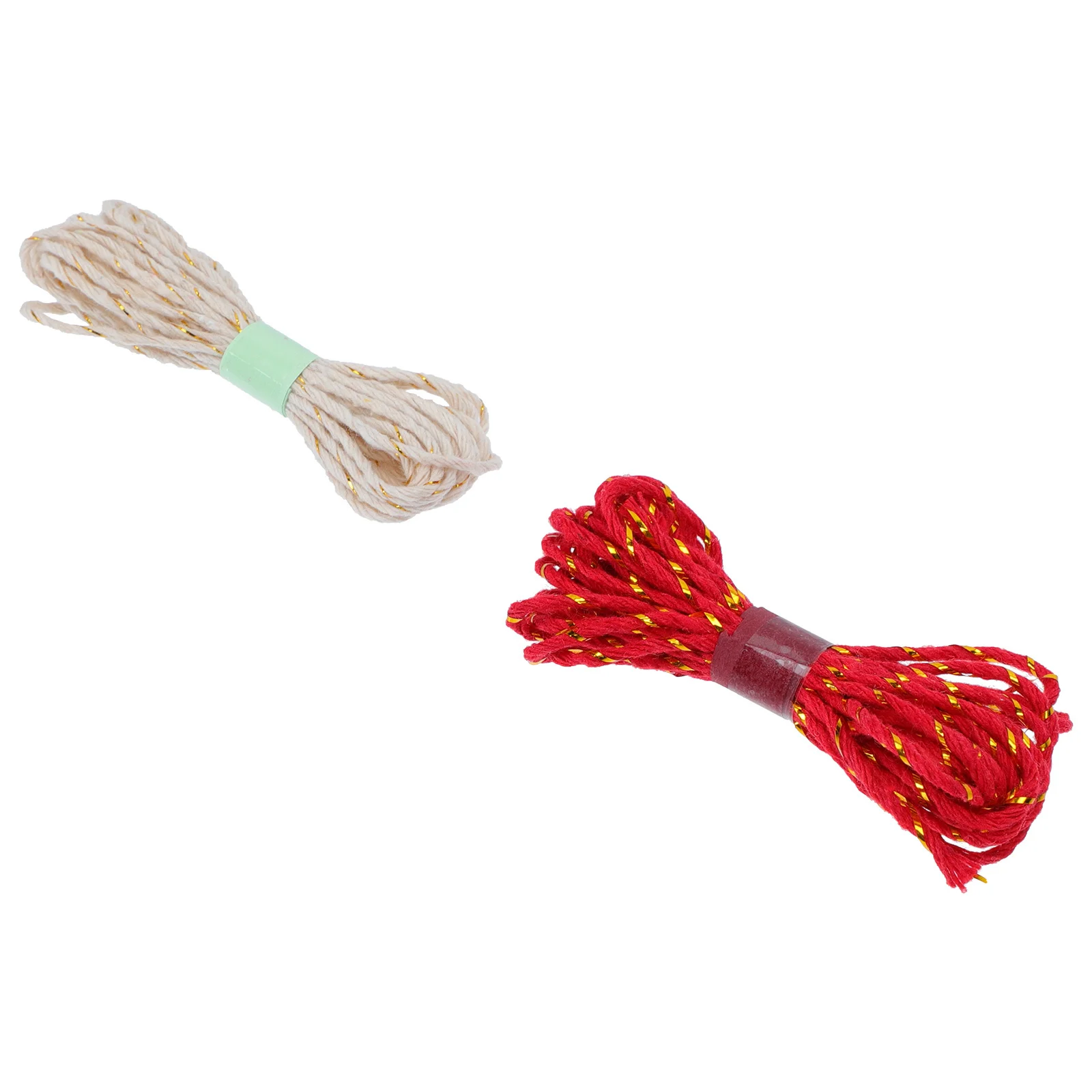 

2 Bags Decorative String Rope for Gifts Christmas DIY Crafts Wrap Party Favors Strong Tear Resistant Wrinkle Free Unravel Proof